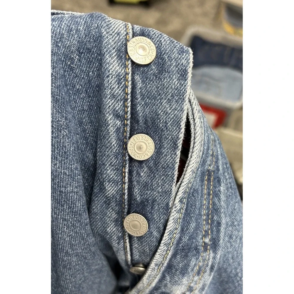 Levis Mens Size 35X34 Blue 501 XX Button Fly Y2k Vintage Denim Jeans (T3)